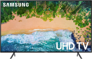 Samsung 55" Charcoal Black UHD 4K HDR LED Smart HDTV - UN55NU7100FXZA