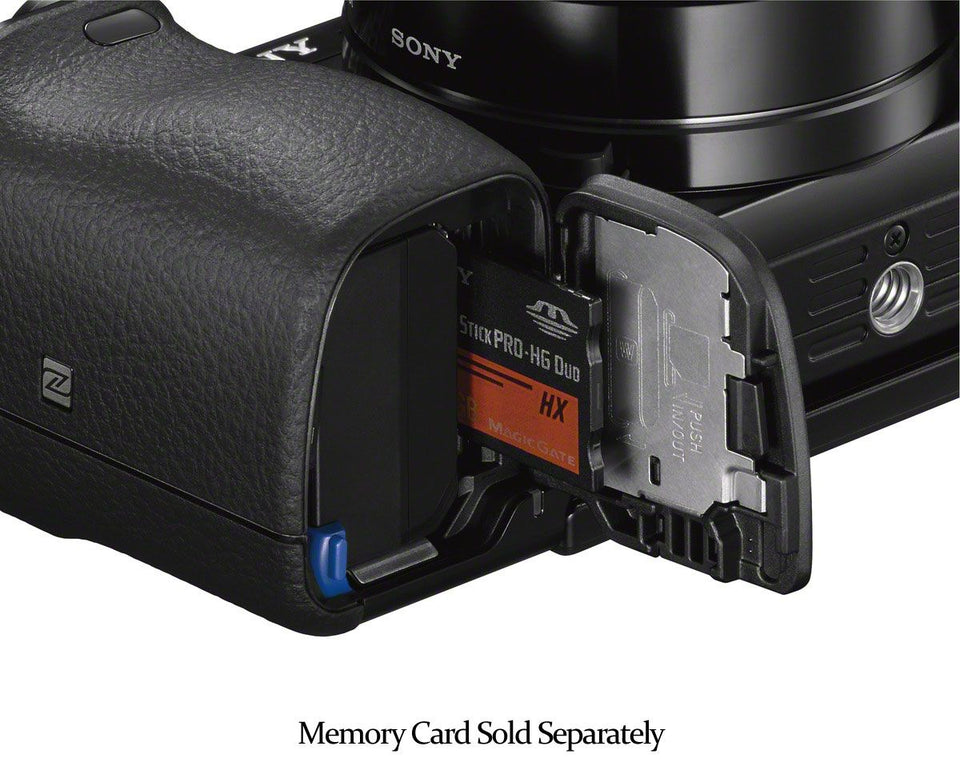 Sony Alpha A6000 24.3 Megapixel Black Mirrorless Digital Camera Body - ILCE-6000/B