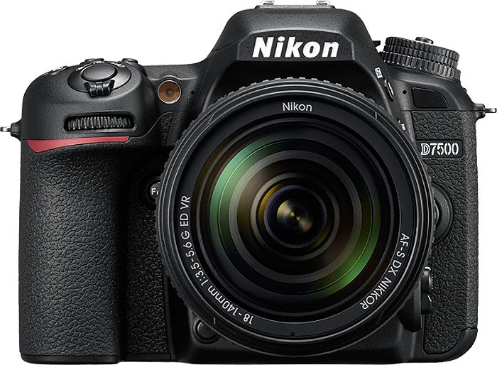 Nikon D7500 Black Digital SLR Camera 18-140mm VR Lens Kit - 1582