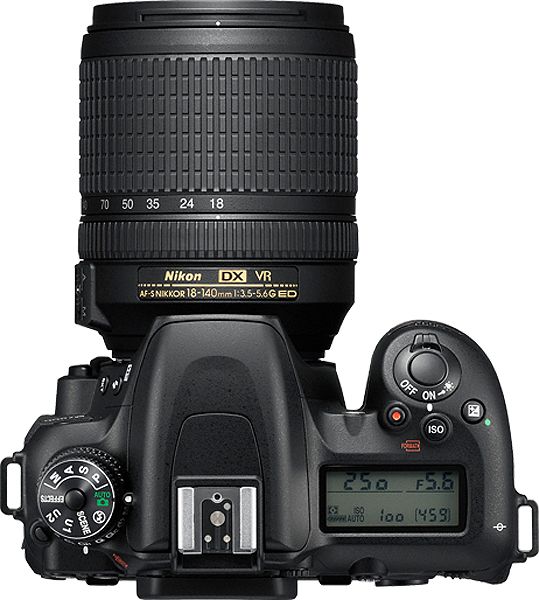 Nikon D7500 Black Digital SLR Camera 18-140mm VR Lens Kit - 1582