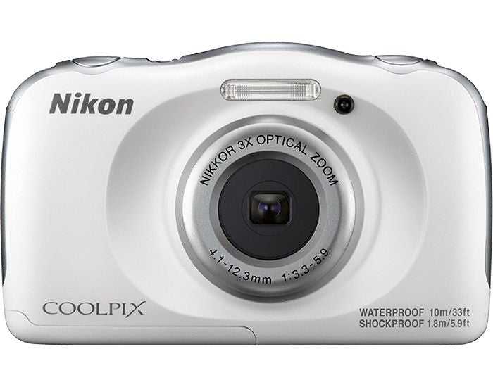 Nikon Coolpix W100 White 13.2 Megapixel Waterproof Digital Camera - 26515