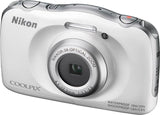 Nikon Coolpix W100 White 13.2 Megapixel Waterproof Digital Camera - 26515