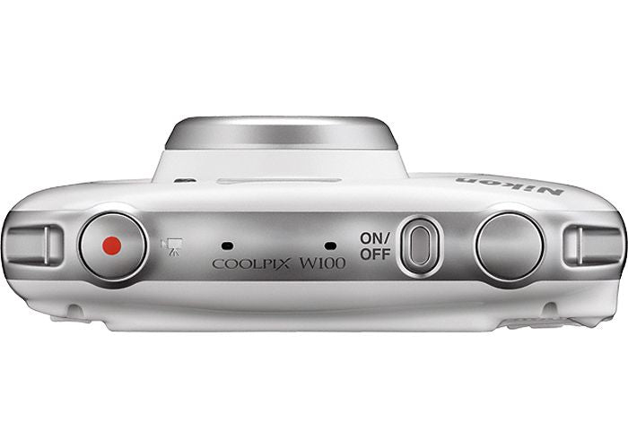 Nikon Coolpix W100 White 13.2 Megapixel Waterproof Digital Camera - 26515
