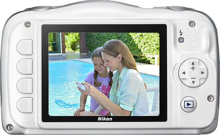 Nikon Coolpix W100 White 13.2 Megapixel Waterproof Digital Camera - 26515