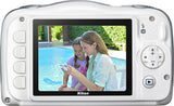 Nikon Coolpix W100 White 13.2 Megapixel Waterproof Digital Camera - 26515