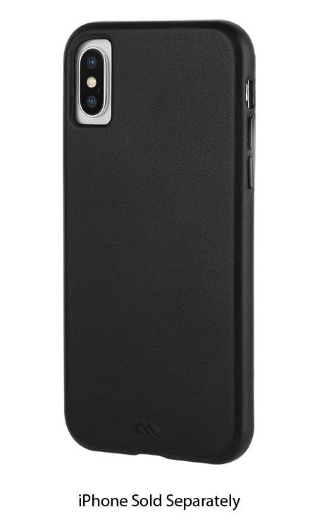 Case-Mate Black Barely There Leather iPhone Xs / X Case - CM037746