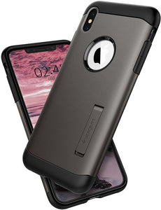 Spigen Gunmetal iPhone XS Max Case Slim Armor - 065CS24541