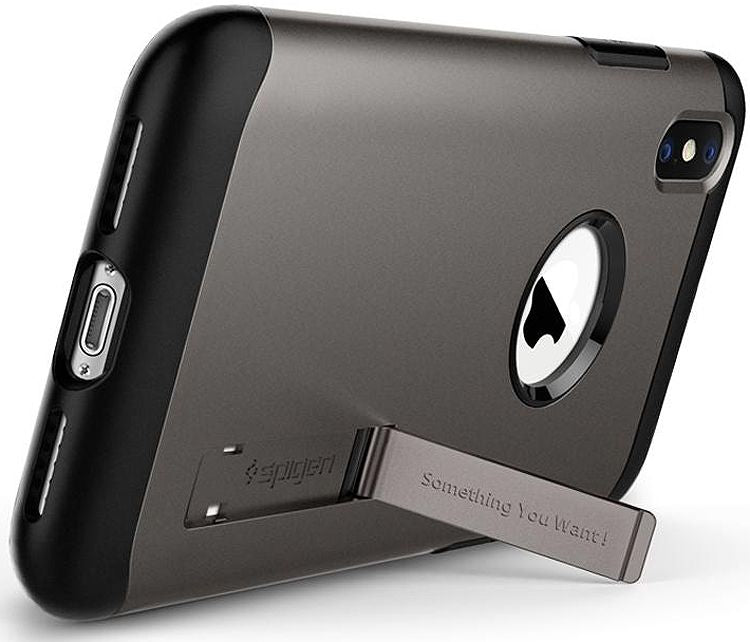 Spigen Gunmetal iPhone XS Max Case Slim Armor - 065CS24541