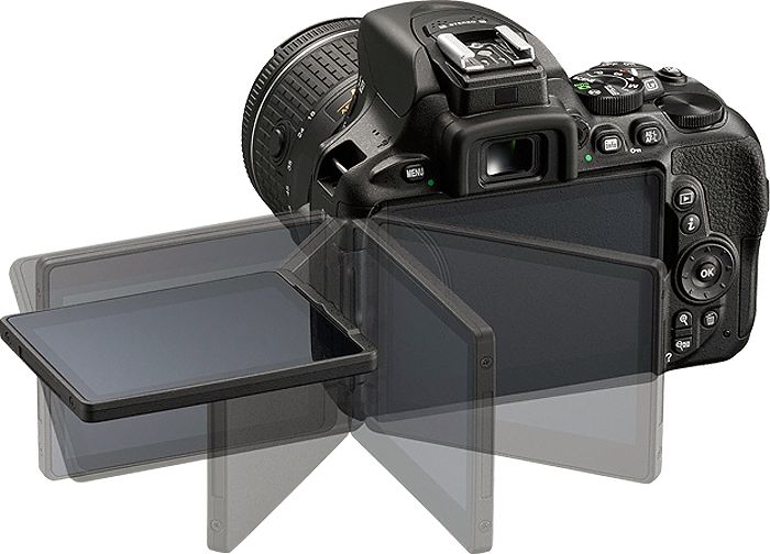 Nikon D5600 Black Digital SLR Camera 18-140mm VR Lens Kit - 1577