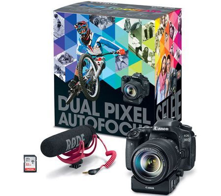 Canon EOS 80D Digtal SLR Camera & Video Creator Kit - 1263C103