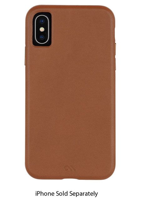 Case-Mate Butterscotch Barely There Leather iPhone Xs / X Case - CM037750