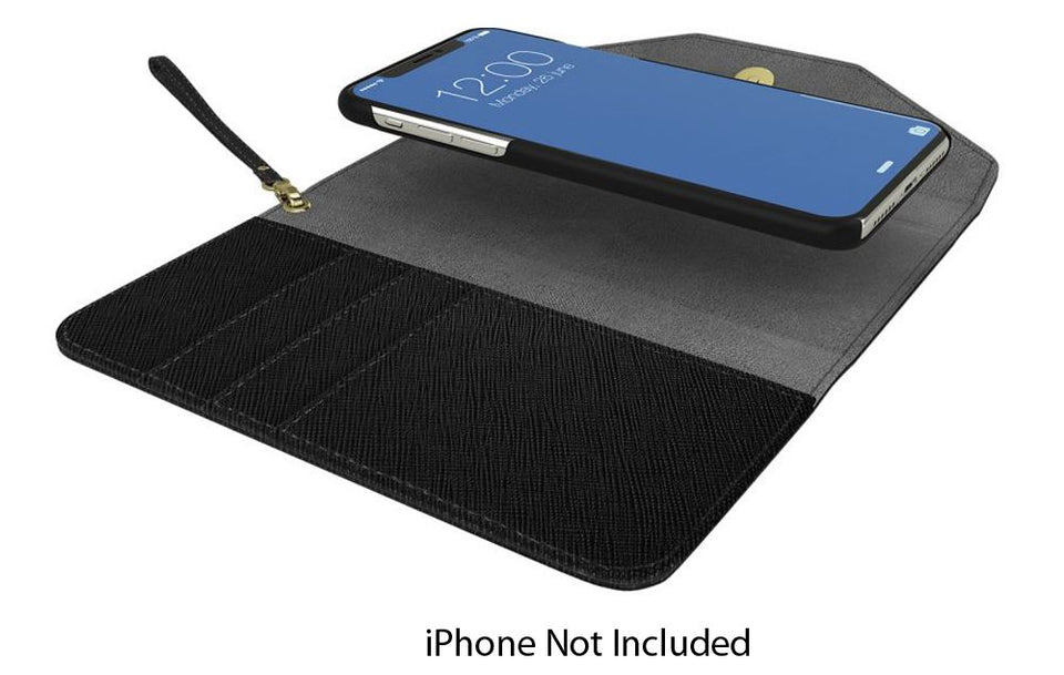 iDeal Of Sweden Mayfair Black Clutch Case for Apple iPhone XS Max - IDMC-I1865-01