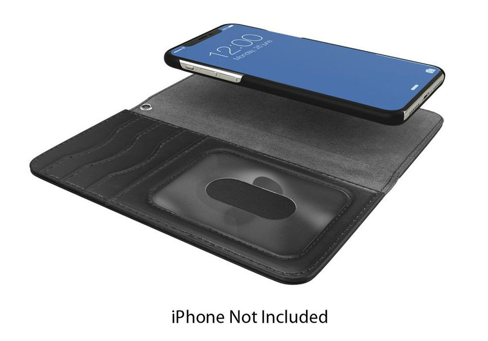 iDeal Of Sweden Black Magnet Wallet Case for Apple iPhone XS Max - IDMWP-I1865-01