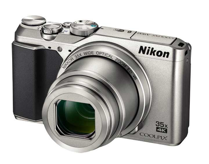 Nikon Coolpix A900 20.0 Megapixel Silver Digital Camera - 26505