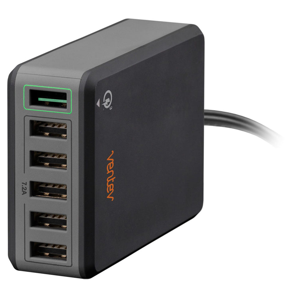 Ventev rq600 USB Charging Hub - USBHUBRQ630VNV & 594019