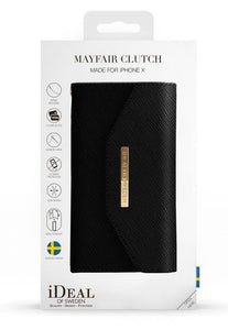 iDeal Of Sweden Mayfair Black Clutch Case for Apple iPhone XS Max - IDMC-I1865-01