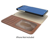 iDeal Of Sweden Brown Magnet Wallet Case for Apple iPhone XS Max - IDSTHW-I1865-03