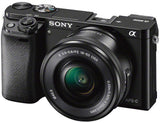 Sony Alpha A6000 24.3 Megapixel Black Mirrorless Digital Camera With 16-50mm Lens - ILCE-6000L/B