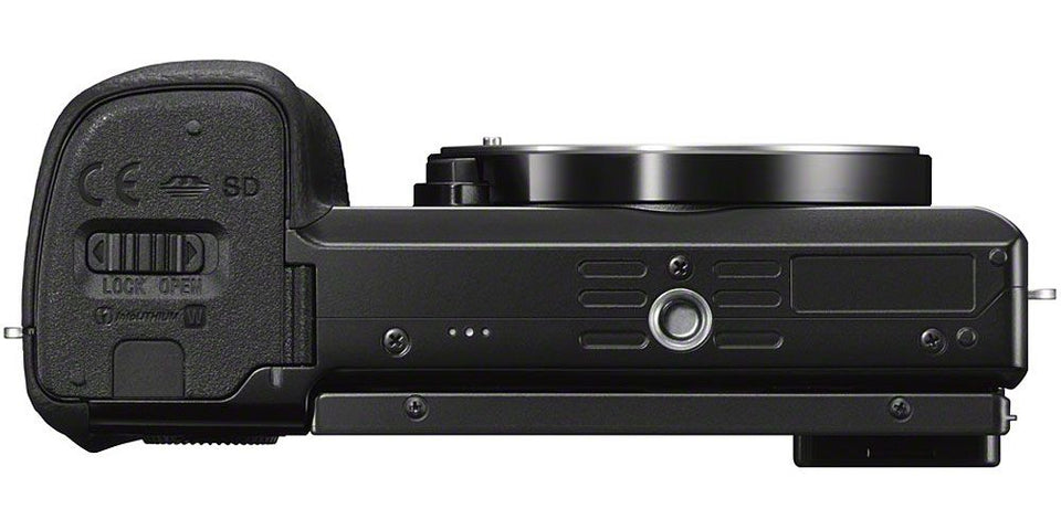 Sony Alpha A6000 24.3 Megapixel Black Mirrorless Digital Camera With 16-50mm Lens - ILCE-6000L/B