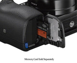 Sony Alpha A6000 24.3 Megapixel Black Mirrorless Digital Camera With 16-50mm Lens - ILCE-6000L/B