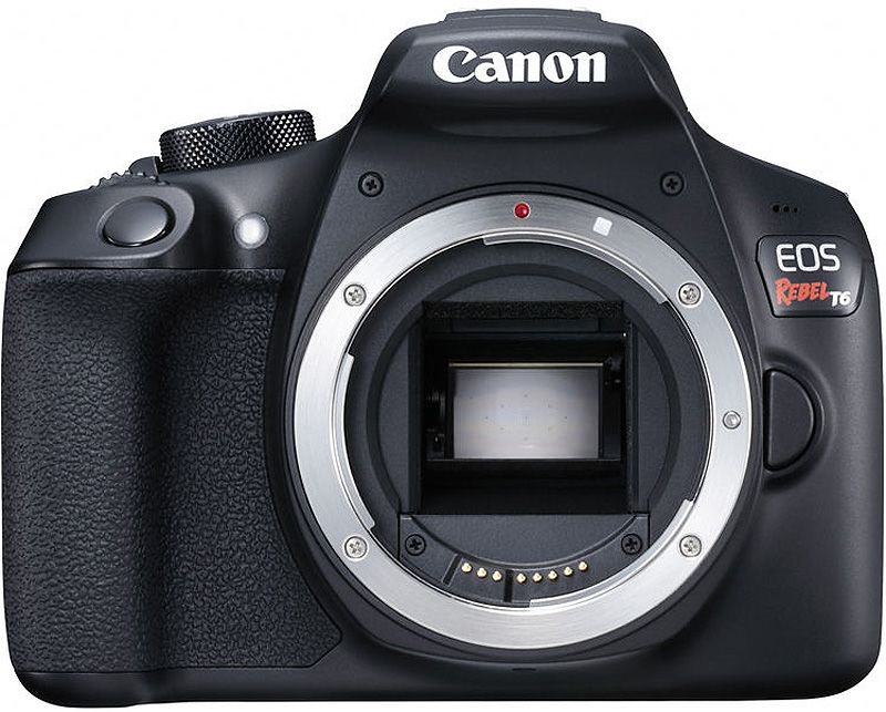 Canon EOS Rebel T6 EF-S 18-55mm + EF 75-300mm Double Zoom Kit - 1159C008