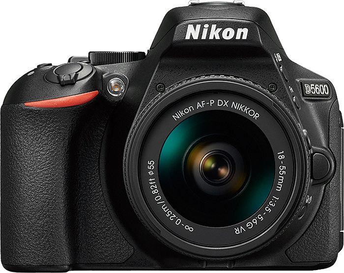 Nikon D5600 Black Digital SLR Camera 18-55mm VR Lens Kit - 1576