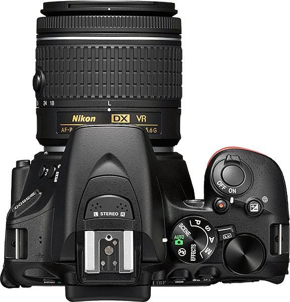 Nikon D5600 Black Digital SLR Camera 18-55mm VR Lens Kit - 1576