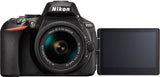 Nikon D5600 Black Digital SLR Camera 18-55mm VR Lens Kit - 1576
