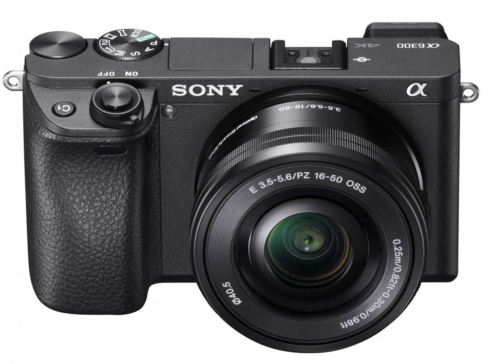 Sony Black Alpha a6300 Mirrorless Digital Camera With 16-50mm Power Zoom Lens Kit - ILCE6300L/B