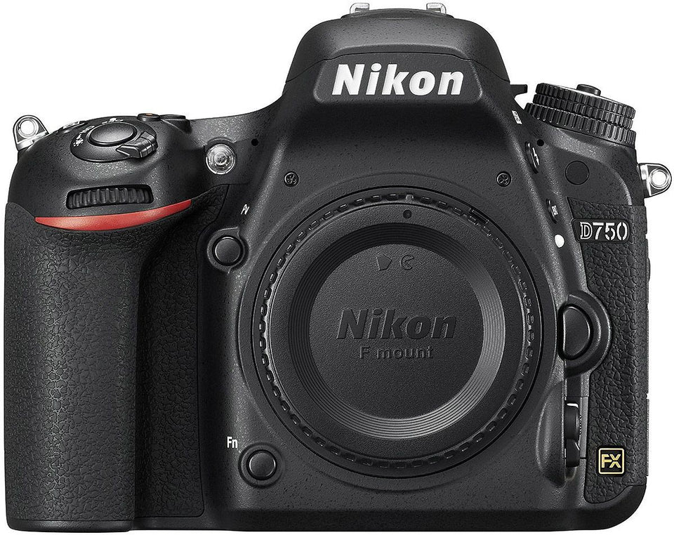 Nikon D750 24.3 Megapixel Black Digital SLR Camera - D750BODY - 1543