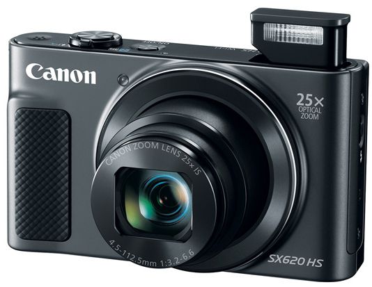 Canon PowerShot SX620 HS Black 20.2 Megapixel Digital Camera - 1072C001