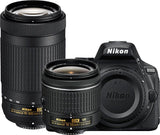 Nikon D5600 Black Digital SLR Camera Two Lens Kit - 1580