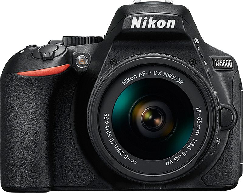 Nikon D5600 Black Digital SLR Camera Two Lens Kit - 1580