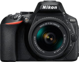 Nikon D5600 Black Digital SLR Camera Two Lens Kit - 1580