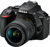 Nikon D5600 Black Digital SLR Camera Two Lens Kit - 1580