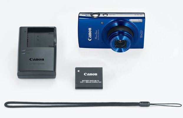 Canon PowerShot ELPH 190 IS 20 Megapixel Blue Digital Camera - 1090C001