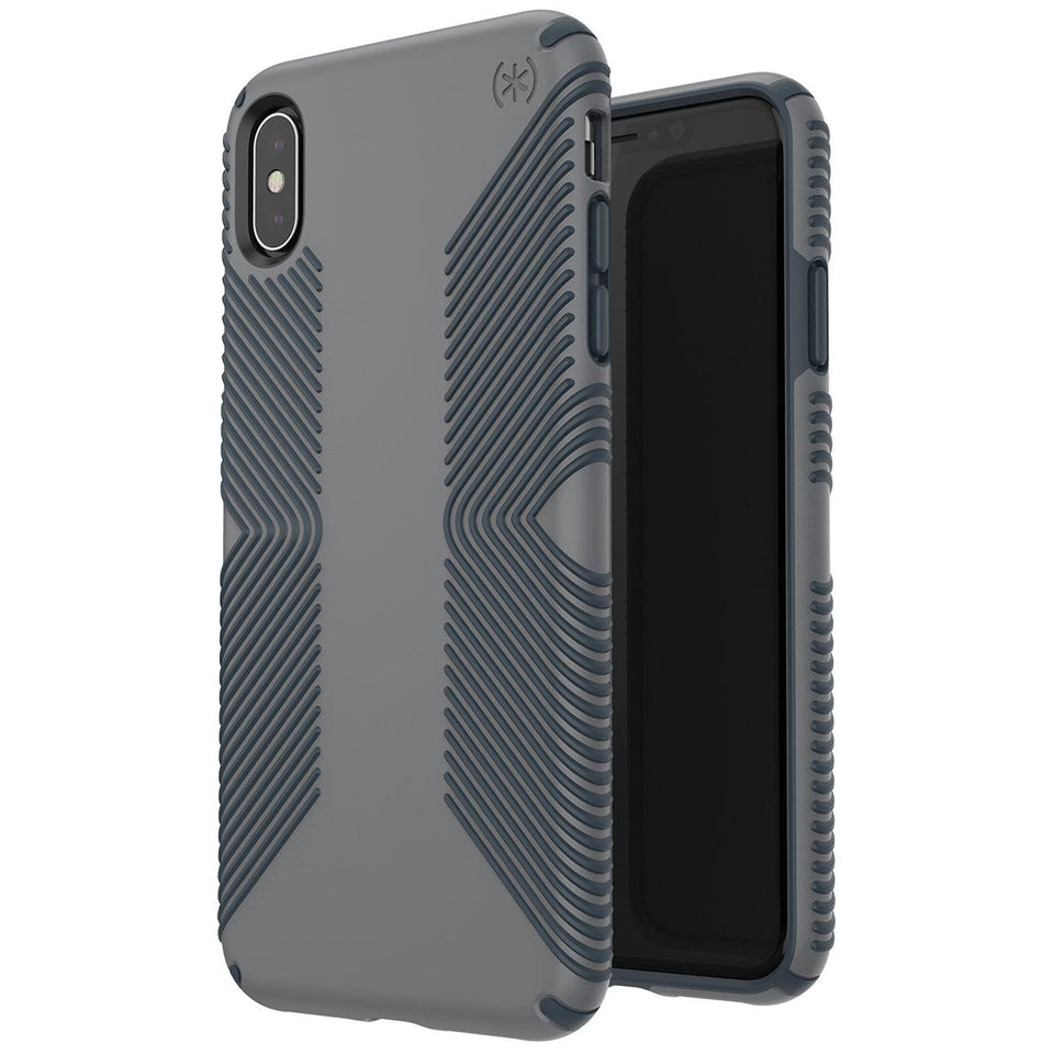 Speck Presidio Grip Graphite Grey iPhone XS Max Case - 1171065731