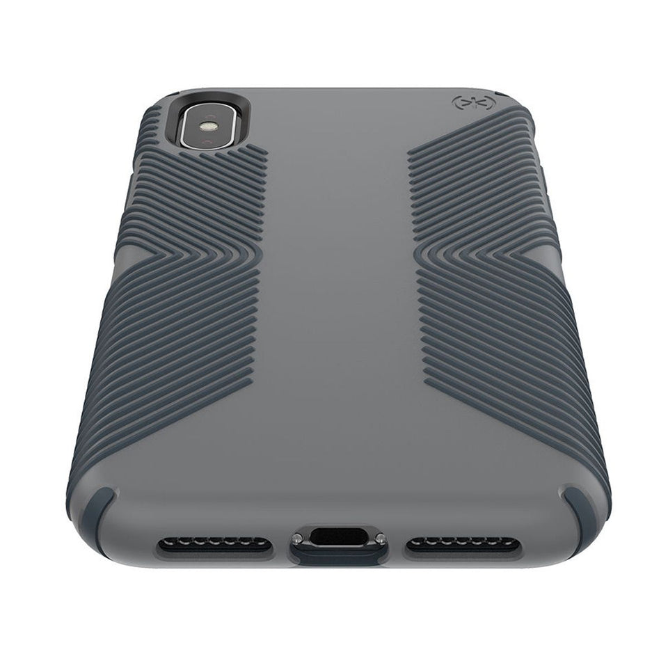 Speck Presidio Grip Graphite Grey iPhone XS Max Case - 1171065731