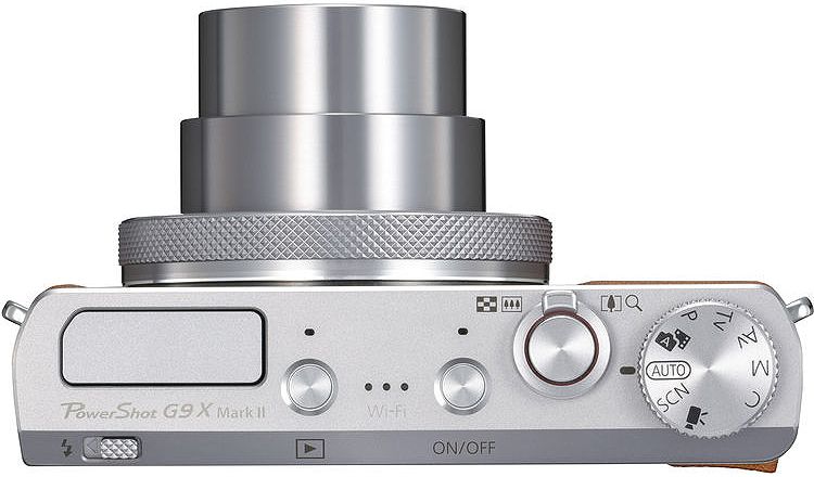 Canon PowerShot G9 X Mark II Silver Digital Camera - 1718C001