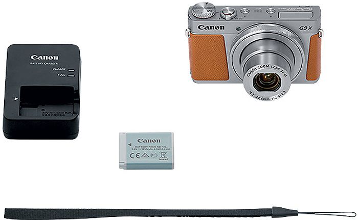 Canon PowerShot G9 X Mark II Silver Digital Camera - 1718C001