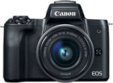 Canon EOS M50 Mirrorless Digital Camera With 15-45mm Lens - 2680C011