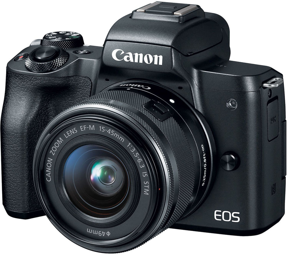 Canon EOS M50 Mirrorless Digital Camera With 15-45mm Lens - 2680C011