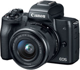 Canon EOS M50 Mirrorless Digital Camera With 15-45mm Lens - 2680C011