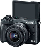 Canon EOS M6 Mirrorless Digital Camera With 15-45mm Lens - 1724C011