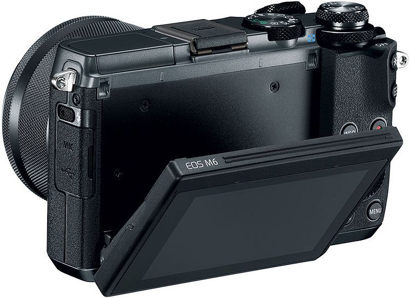Canon EOS M6 Mirrorless Digital Camera With 15-45mm Lens - 1724C011
