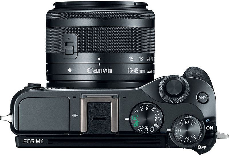 Canon EOS M6 Mirrorless Digital Camera With 15-45mm Lens - 1724C011