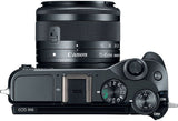 Canon EOS M6 Mirrorless Digital Camera With 15-45mm Lens - 1724C011