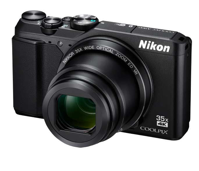 Nikon Coolpix A900 20.0 Megapixel Black Digital Camera - 26501