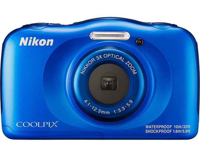 Nikon Coolpix W100 Blue 13.2 Megapixel Waterproof Digital Camera - 26516