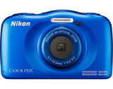 Nikon Coolpix W100 Blue 13.2 Megapixel Waterproof Digital Camera - 26516